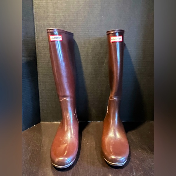 Hunter Brown 8 Women's Winter & Rain Boots - Picture 1 of 7